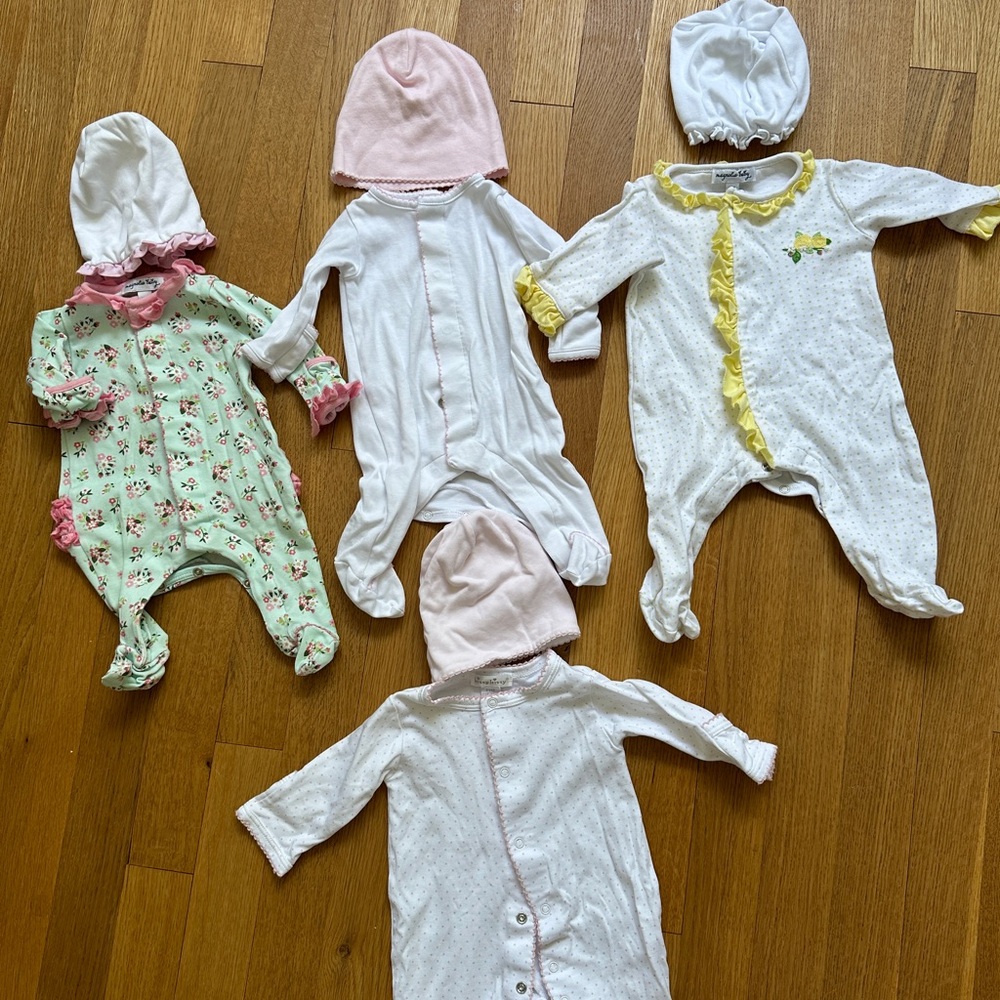 Kissy Kissy and Magnolia Baby Footies